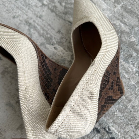 Burberry Cloth Wedges 38 - Picture 3 of 9